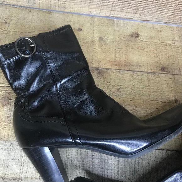 Impoflex ankle boot black zip up size 9 - Picture 2 of 4